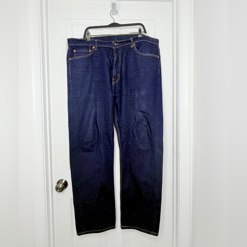 Levi's Dark Indigo Straight Jeans